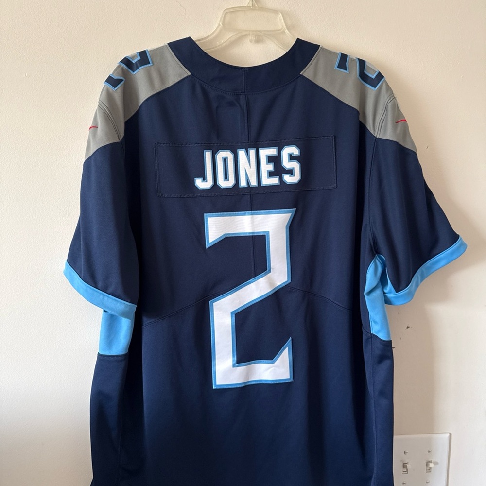 Men’s Nike Julio Jones #2 Tennessee Titans Vapor Lmtd Jersey Sz 2XL - Blue RARE - Picture 6 of 6